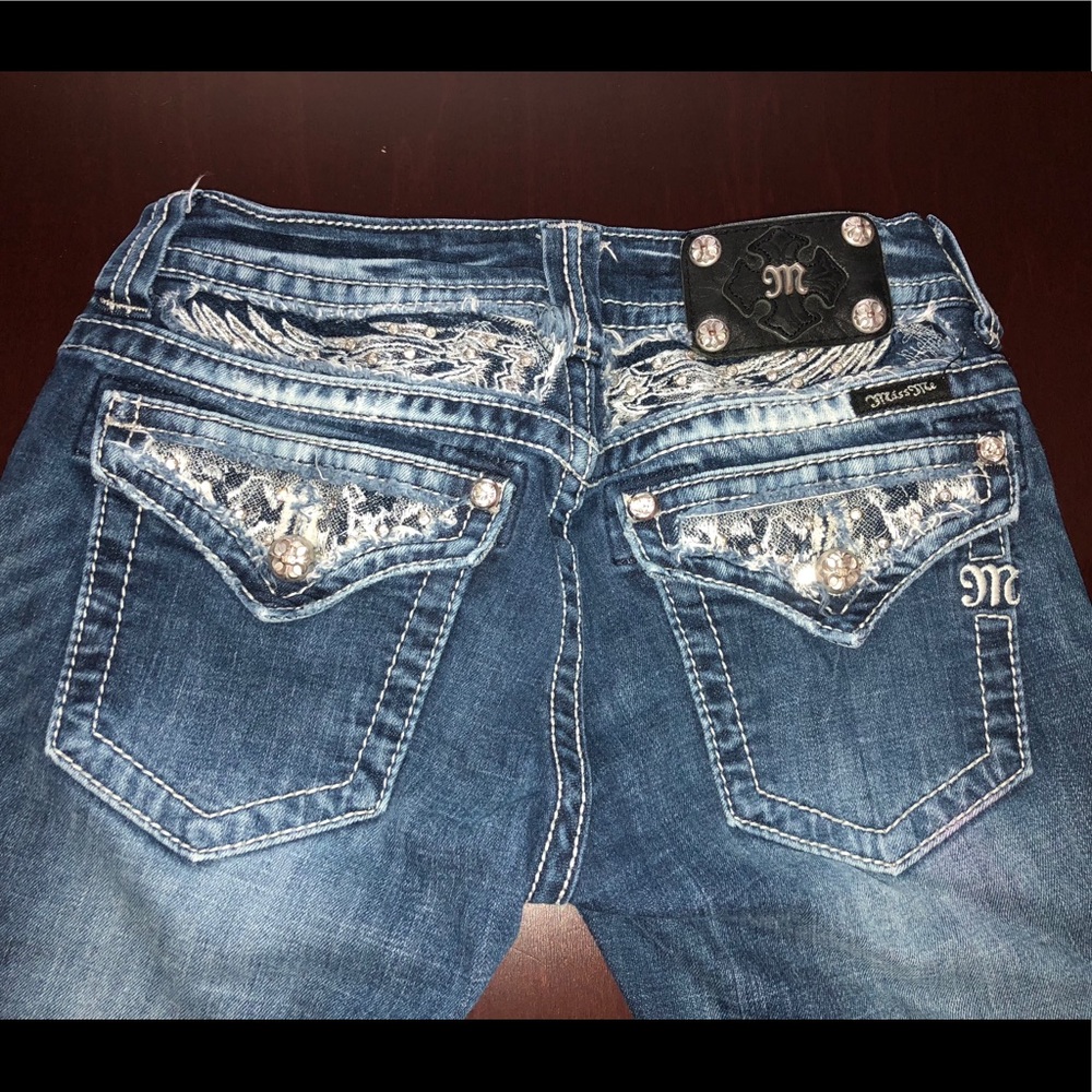 Miss Me | Embellished Boot Cut Jeans - Sz 27